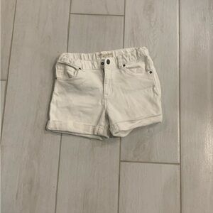 Hope & Henry kids  White Jean Shorts size 10